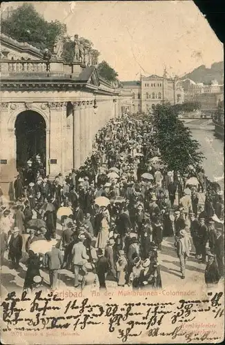 Karlsbad Eger Boehmen Muehlbrunnen Kolonnade Kat. Karlovy Vary