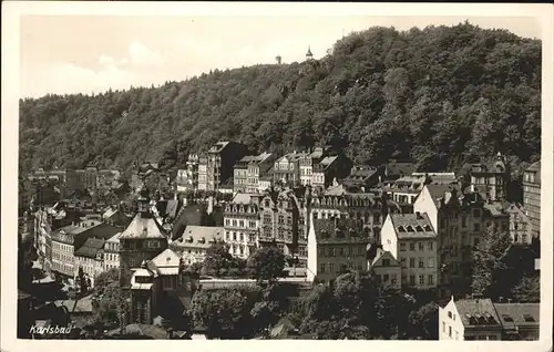 Karlsbad Eger Boehmen Teilansicht Weltbad Kat. Karlovy Vary