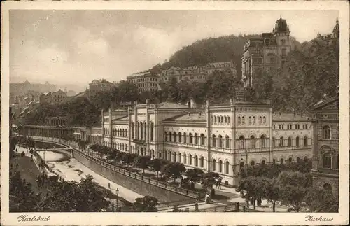 Karlsbad Eger Boehmen Kurhaus Kat. Karlovy Vary