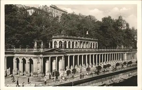 Karlsbad Eger Boehmen Muehlbrunnkolonade Kat. Karlovy Vary