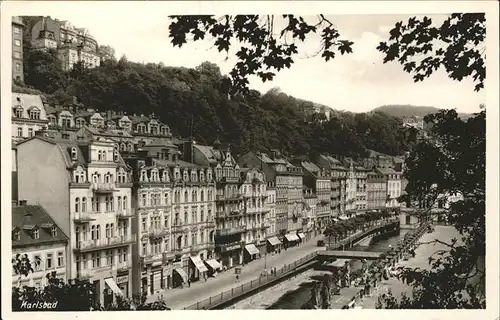 Karlsbad Eger Boehmen Kreuzstrasse Kat. Karlovy Vary