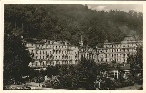 Karlsbad Eger Boehmen Grand Hotel Pupp Kat. Karlovy Vary