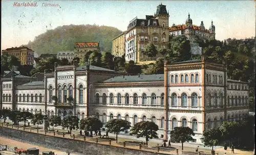 Karlsbad Eger Boehmen Kurhaus Kat. Karlovy Vary