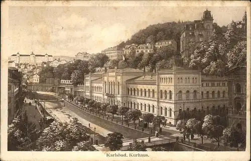 Karlsbad Eger Boehmen Kurhaus Kat. Karlovy Vary