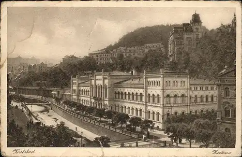 Karlsbad Eger Boehmen Kurhaus Kat. Karlovy Vary