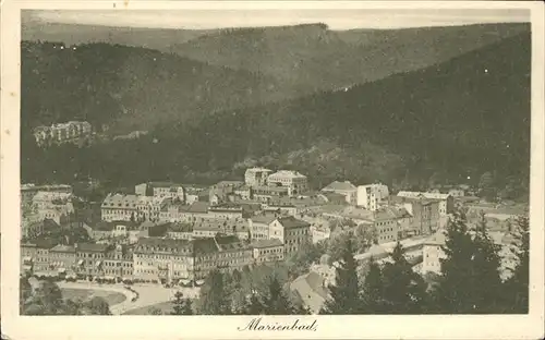 Marienbad Tschechien Boehmen Gesamtansicht Kat. Marianske Lazne