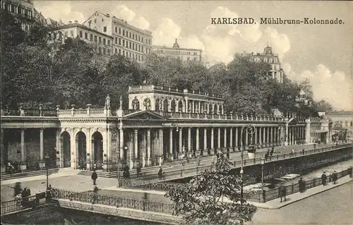 Karlsbad Eger Boehmen Muehlbrunnkolonnade Kat. Karlovy Vary