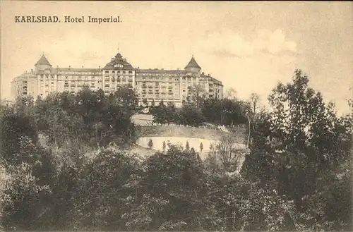 Karlsbad Eger Boehmen Hotel Imperial Kat. Karlovy Vary