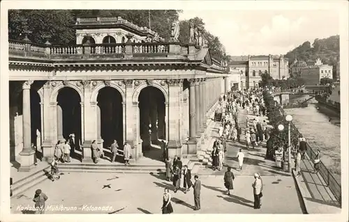 Karlsbad Eger Boehmen Muehlbrunn Kolonnade Kat. Karlovy Vary