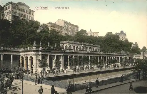 Karlsbad Eger Boehmen Muehlbrunnen Kolonnade Kat. Karlovy Vary