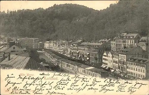 Karlsbad Eger Boehmen Alte Wiese Kat. Karlovy Vary