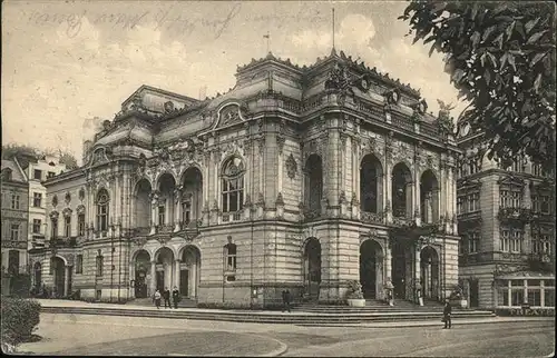 Karlsbad Eger Boehmen Stadttheater Kat. Karlovy Vary