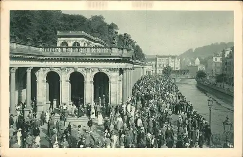 Karlsbad Eger Boehmen Muehlbrunn Kolonnade Kat. Karlovy Vary