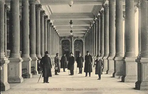 Karlsbad Eger Boehmen Muehlbrunnen Kolonnade Kat. Karlovy Vary