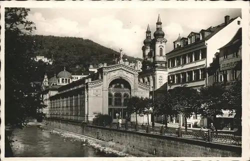 Karlsbad Eger Boehmen aeussere Sprudelkolonnade Kat. Karlovy Vary