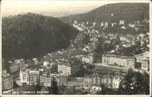 Karlovy Vary Celkovy pohled Gesamtansicht / Karlovy Vary /