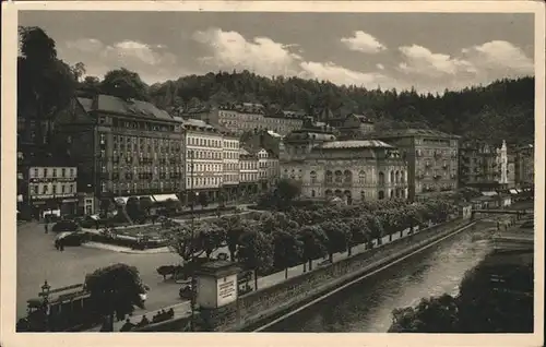 Karlsbad Eger Boehmen A. H. Platz Kat. Karlovy Vary