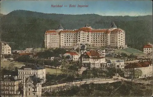 Karlsbad Eger Boehmen Hotel Imperial Kat. Karlovy Vary