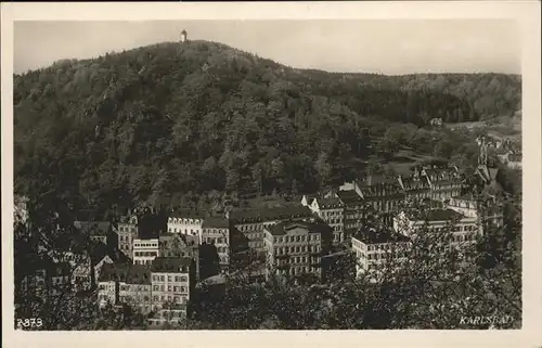 Karlsbad Eger Boehmen Teilansicht Kat. Karlovy Vary