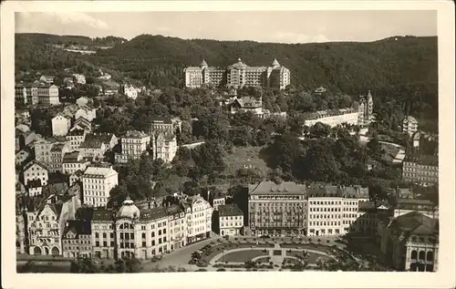 Karlsbad Eger Boehmen Blick zum Hotel Imperial Kat. Karlovy Vary