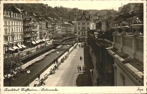 Karlsbad Eger Boehmen Muehlbrunn Kolonnade Kat. Karlovy Vary