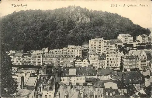 Karlsbad Eger Boehmen Helenenstrasse Kat. Karlovy Vary