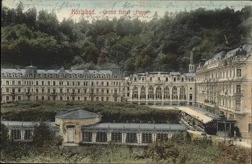 Karlsbad Eger Boehmen Grand Hotel Pupp Kat. Karlovy Vary