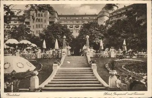 Karlsbad Eger Boehmen Hotel Imperial Terrasse Kat. Karlovy Vary