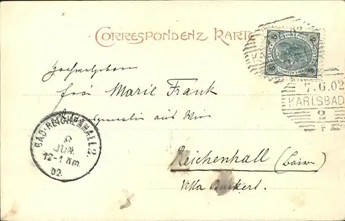 Karlsbad Eger Boehmen Grand Hotel Etablissement Pupp Kat. Karlovy Vary