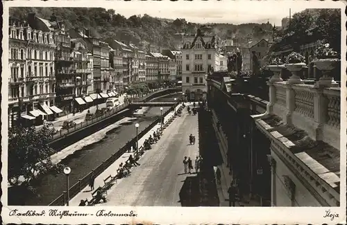 Karlsbad Eger Boehmen Muehlbrunn Kolonnade Kat. Karlovy Vary