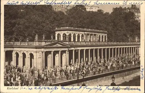 Karlsbad Eger Boehmen Muehlbrunnkolonnade Kat. Karlovy Vary