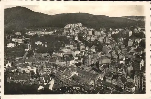 Karlsbad Eger Boehmen Gesamtansicht Weltbad Kat. Karlovy Vary