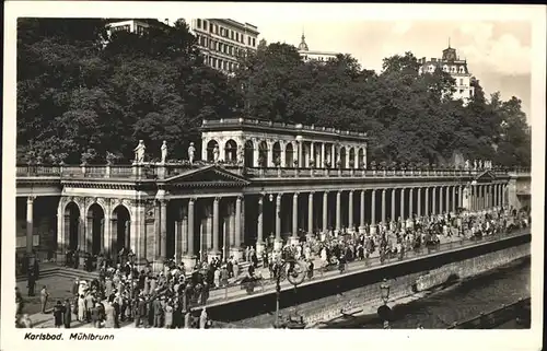 Karlsbad Eger Boehmen Muehlbrunn Kolonnade Kat. Karlovy Vary