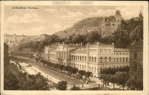 Karlsbad Eger Boehmen Kurhaus Kat. Karlovy Vary