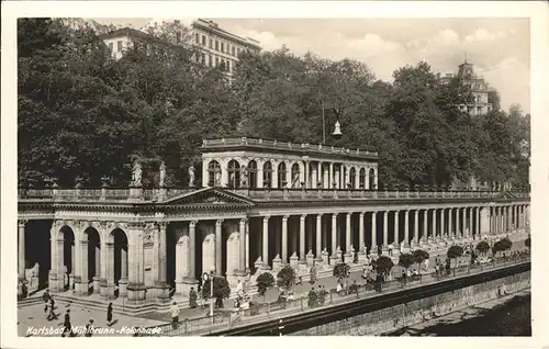 Karlsbad Eger Boehmen Muehlbrunn Kolonnade Kat. Karlovy Vary