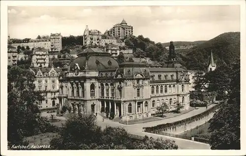 Karlsbad Eger Boehmen Kaiserbad Kat. Karlovy Vary