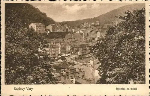 Karlovy Vary Rozhled na mesto Teilansicht  / Karlovy Vary /