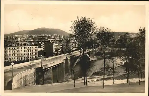 Karlsbad Eger Boehmen Masarykbruecke Kat. Karlovy Vary