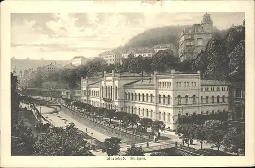 Karlsbad Eger Boehmen Kurhaus Kat. Karlovy Vary