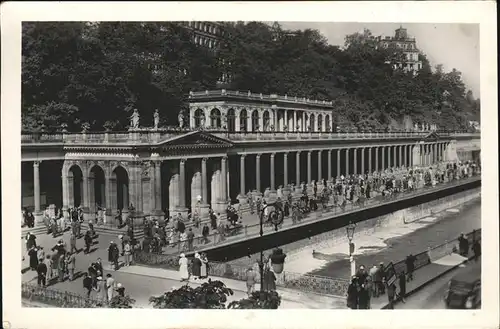 Karlsbad Eger Boehmen Muehlbrunnkolonnade Kat. Karlovy Vary