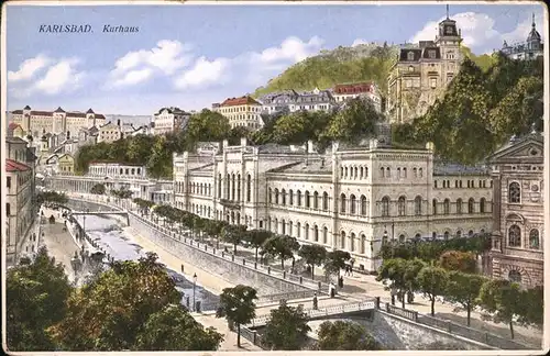 Karlsbad Eger Boehmen Kurhaus Kat. Karlovy Vary