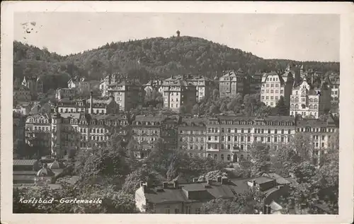 Karlsbad Eger Boehmen Gartenzeile Kat. Karlovy Vary