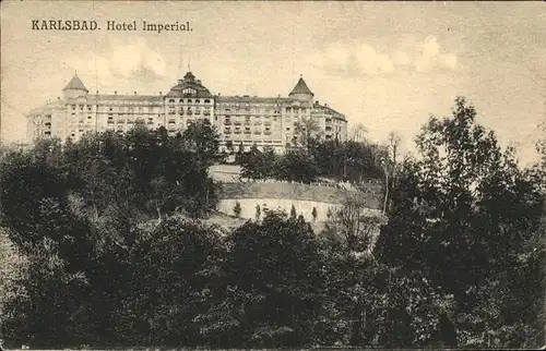 Karlsbad Eger Boehmen Hotel Imperial Kat. Karlovy Vary