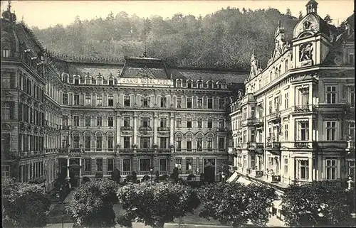 Karlsbad Eger Boehmen Grand Hotel Pupp Kat. Karlovy Vary