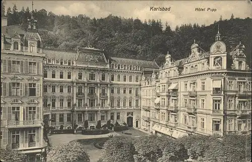 Karlsbad Eger Boehmen Grand Hotel Pupp Kat. Karlovy Vary