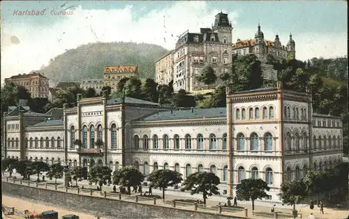 Karlsbad Eger Boehmen Kurhaus Villa Kat. Karlovy Vary