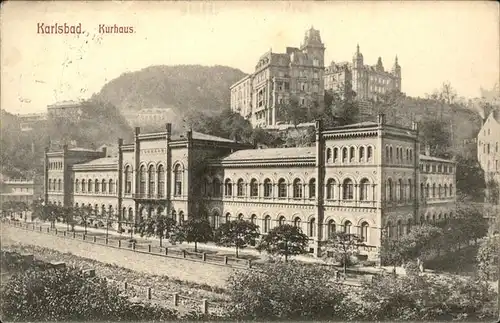 Karlsbad Eger Boehmen Kurhaus Villa Kat. Karlovy Vary