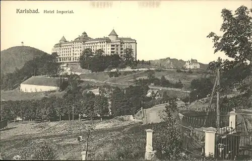 Karlsbad Eger Boehmen Hotel Imperial Kat. Karlovy Vary