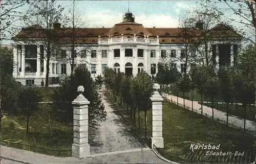 Karlsbad Eger Boehmen Elisabethbad Kat. Karlovy Vary