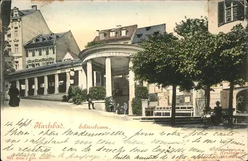 Karlsbad Eger Boehmen Schlossbrunn Kat. Karlovy Vary